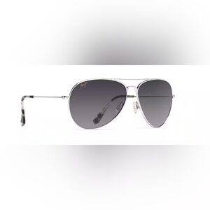 Maui Jim Gray Aviator Sunglasses